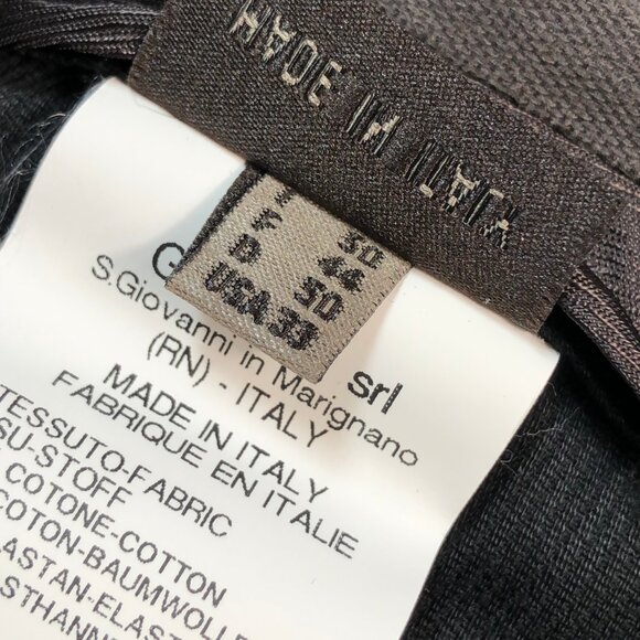 Marithe Francois Girbaud Pants Men's 36x33 Gray Brown Chinos GIR+A&F srl Italy - Picture 13 of 16